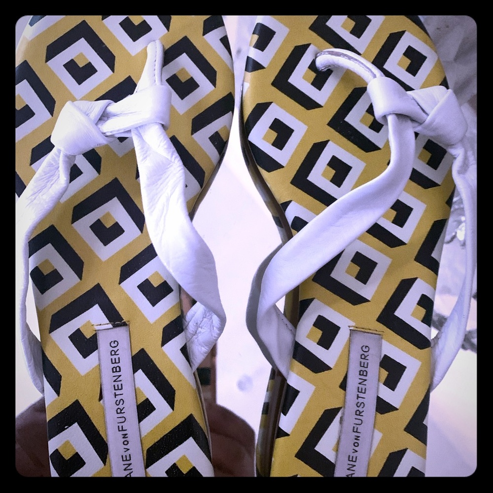 Diane Von Furstenberg Leather Sandals